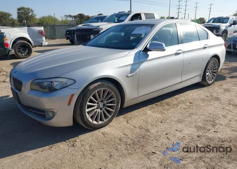 2011 BMW 535I из США, поврежденный, VIN WBAFR7C55BC602908